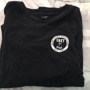 black obey long sleeve